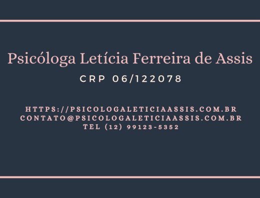 Psicóloga em Ilhabela Letícia Ferreira de Assis ​Crp 06/122078