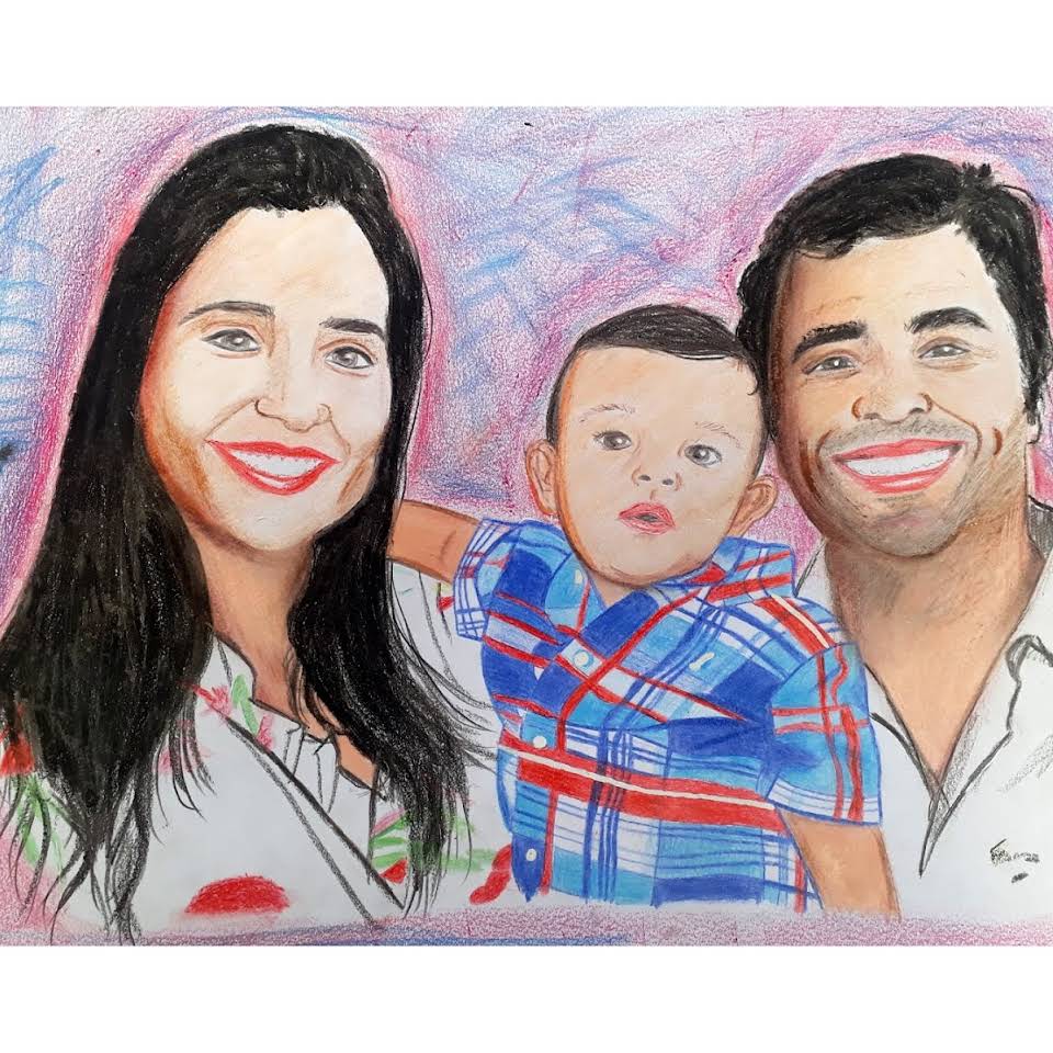 Caricaturas em Ilhabela