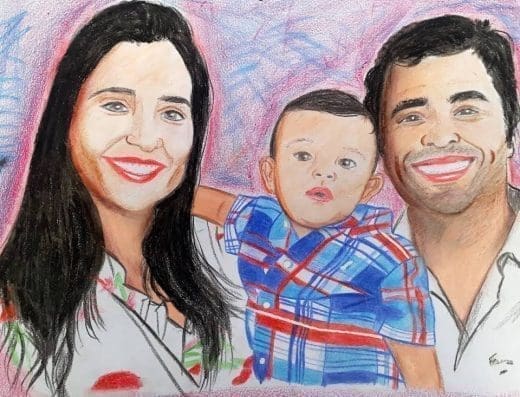 Caricaturas em Ilhabela