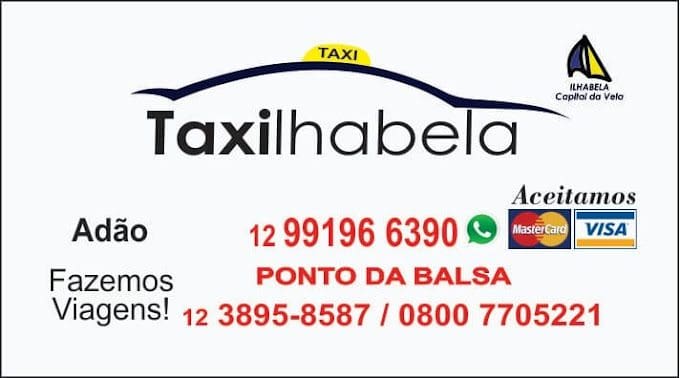 Taxi Ilhabela – Adão