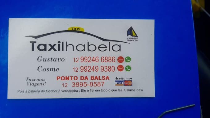 Taxi Ilhabela – Gustavo