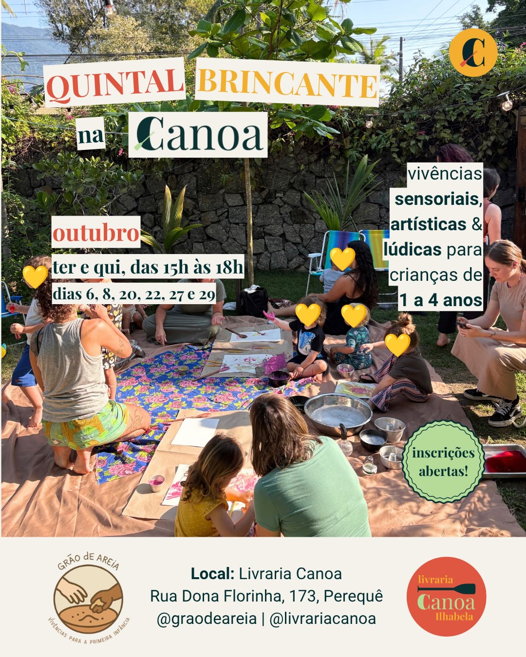 Quintal Brincante na Canoa — outubro 2026